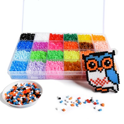 Producing Patterns kids educational toys Soft Mini Perler Beads Puzzle Game Toys fuse Beads