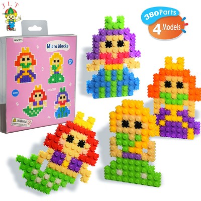 Cartoon Mini Building Blocks Children's Cartoon Doll Assembly Diy Toys Micro Blocks