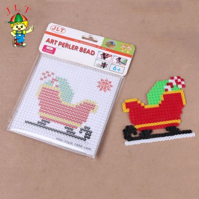 Factory selling OEM quality bead lacing toy promotional Christmas gifts perler beads toys