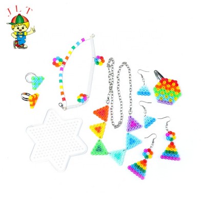 Factory direct sell children plastic beads educational toys beads jewelry diy seed plastic beads jewelry