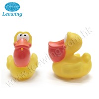 Special Price Kids Safe OEM ODM Vinyl Toy Manufacturer Customized with Logo Cute Squeaky Water Pelican Baby Shower Bath Toy